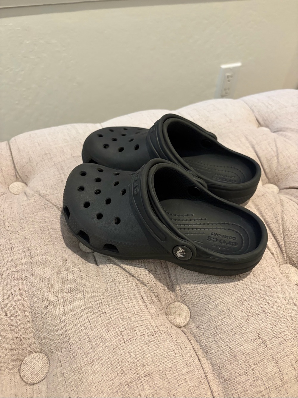 Kids Black Classic Clog (12)